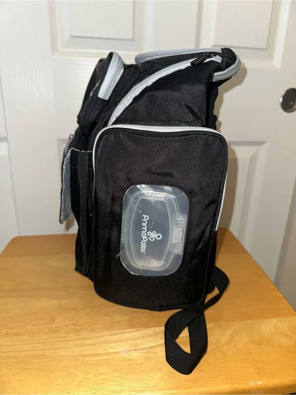 Black Diaper Travel Backpack